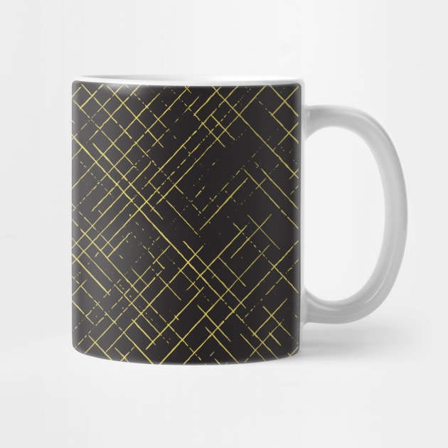 Timothy in Black and Gold Crosshatching by FrancesPoff